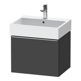 Duravit Meuble sous-lavabo D-Neo 58,4x44,2 cm, ES chêne gris, 1 tiroir, suspendu