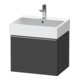 Duravit Meuble sous-lavabo D-Neo 58,4x44,2 cm, ES chêne gris, 1 tiroir, suspendu-1