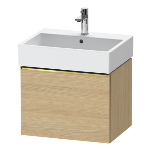 Duravit Meuble sous lavabo D-Neo 58,4x44,2 cm, g pol/Ei N, 1 tiroir, suspendu