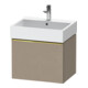 Duravit Meuble sous-lavabo D-Neo 58,4x44,2 cm, g pol/Lei, 1 tiroir, suspendu-1