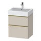 Duravit Meuble sous-lavabo D-Neo 58,4x44,2 cm, g pol/Tau m, 1 porte, 1 tiroir-1