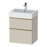 Duravit Meuble sous-lavabo D-Neo 58,4x44,2 cm, g pol/Tau m, 1 porte, 1 tiroir
