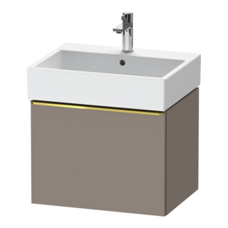 Duravit Meuble sous-lavabo D-Neo 58,4x44,2 cm, gris poli/Bas m, 1 tiroir, suspendu
