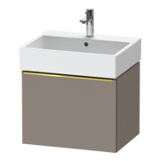 Duravit Meuble sous-lavabo D-Neo 58,4x44,2 cm, gris poli/Bas m, 1 tiroir, suspendu