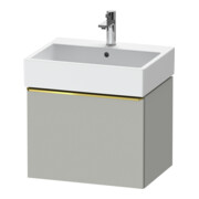 Duravit Meuble sous-lavabo D-Neo 58,4x44,2 cm, gris poli/mat, 1 tiroir, suspendu-1
