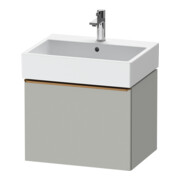 Duravit Meuble sous lavabo D-Neo 58,4x44,2 cm, marron/gris, 1 tiroir, suspendu