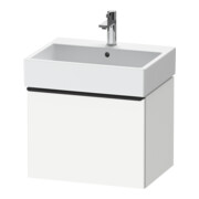 Duravit Meuble sous-lavabo D-Neo 58,4x44,2 cm, noir/blanc mat, 1 tiroir, suspendu