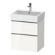 Duravit Meuble sous-lavabo D-Neo 58,4x44,2cm, blanc brillant, 1 porte, 1 tiroir-1