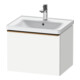 Duravit Meuble sous lavabo D-Neo 58,4x45,2x44 cm, 1 porte, wd, bronzé/blanc mat-1
