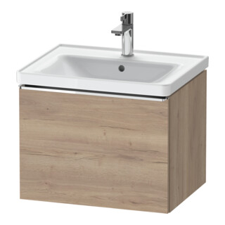 Duravit Meuble sous lavabo D-Neo 58,4x45,2x44 cm, 1 porte, wd, chr/chêne marbré
