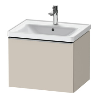 Duravit Meuble sous-lavabo D-Neo 58,4x45,2x44 cm, 1 porte, wd, ES laqué/Taupe ma
