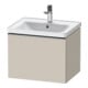 Duravit Meuble sous-lavabo D-Neo 58,4x45,2x44 cm, 1 porte, wd, ES laqué/Taupe ma-1