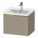 Duravit Meuble sous lavabo D-Neo 58,4x45,2x44 cm, 1 porte, wd, or poli/lin-1