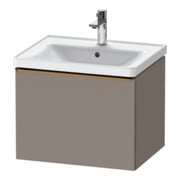Duravit Meuble sous lavabo D-Neo 58,4x45,2x44 cm, 1 tiroir, blanc, basalt mat