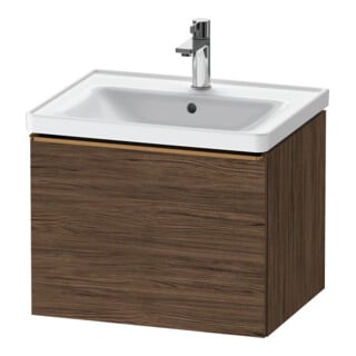 Duravit Meuble sous lavabo D-Neo 58,4x45,2x44 cm, 1 tiroir, bois, blanc/nuancé foncé