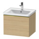 Duravit Meuble sous-lavabo D-Neo 58,4x45,2x44 cm, 1 tiroir, chêne naturel, brillant-1