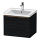 Duravit Meuble sous lavabo D-Neo 58,4x45,2x44 cm, 1 tiroir, chêne noir-1
