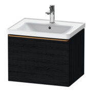 Duravit Meuble sous lavabo D-Neo 58,4x45,2x44 cm, 1 tiroir, chêne noir