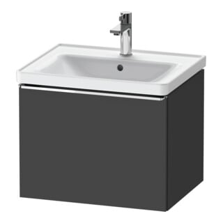 Duravit Meuble sous-lavabo D-Neo 58,4x45,2x44 cm, 1 tiroir, suspendu, chr/Grap ma