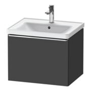 Duravit Meuble sous-lavabo D-Neo 58,4x45,2x44 cm, 1 tiroir, suspendu, chr/Grap ma