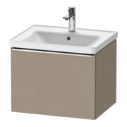 Duravit Meuble sous-lavabo D-Neo 58,4x45,2x44 cm, 1 tiroir, suspendu, chrome/Lin-1
