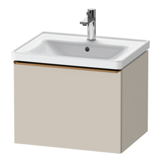Duravit Meuble sous lavabo D-Neo 58,4x45,2x44 cm, 1 tiroir, taupe mat
