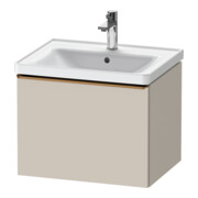 Duravit Meuble sous lavabo D-Neo 58,4x45,2x44 cm, 1 tiroir, taupe mat-1