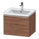 Duravit Meuble sous lavabo D-Neo 58,4x45,2x44 cm, 1 tiroir, wd, chr/Noyer Nat-1