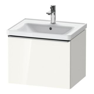 Duravit Meuble sous lavabo D-Neo 58,4x45,2x44 cm, 1 tiroir, wd, ES blanc brillant