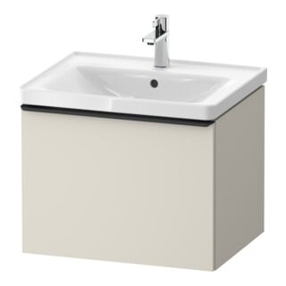 Duravit Meuble sous-lavabo D-Neo 58,4x45,2x44 cm, 1 tiroir, wd, noir/taupe ma