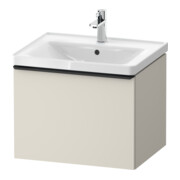 Duravit Meuble sous-lavabo D-Neo 58,4x45,2x44 cm, 1 tiroir, wd, noir/taupe ma
