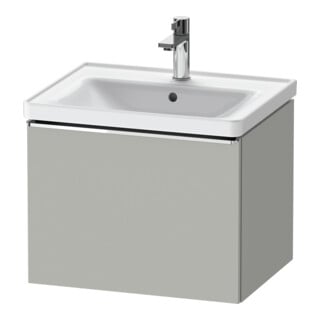Duravit Meuble sous-lavabo D-Neo 58,4x45,2x44cm, 1 tiroir, suspendu, chrome/béton