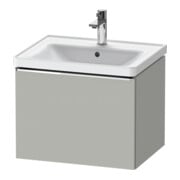 Duravit Meuble sous-lavabo D-Neo 58,4x45,2x44cm, 1 tiroir, suspendu, chrome/béton