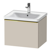 Duravit Meuble sous lavabo D-Neo 58,4x45,2x44cm, 1 tiroir, wd, g pol/Taupe ma
