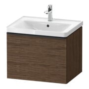 Duravit Meuble sous-lavabo D-Neo 58,4x45,2x44cm, 1 tiroir, wd, noir/noisette foncé