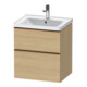 Duravit Meuble sous lavabo D-Neo 58,4x45,2x62,5 cm, 1 porte, b chêne/é picéa nat.-1