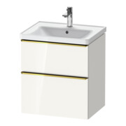 Duravit Meuble sous-lavabo D-Neo 58,4x45,2x62,5 cm, 1 porte, blanc brillant