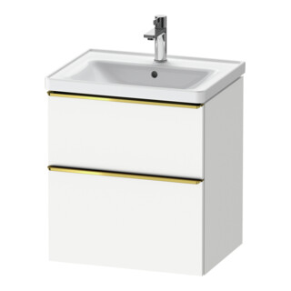 Duravit Meuble sous lavabo D-Neo 58,4x45,2x62,5 cm, 1 porte, blanc brillant/mat