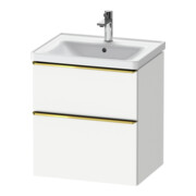 Duravit Meuble sous lavabo D-Neo 58,4x45,2x62,5 cm, 1 porte, blanc brillant/mat