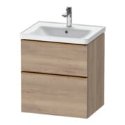 Duravit Meuble sous-lavabo D-Neo 58,4x45,2x62,5 cm, 1 porte, blanc marbré