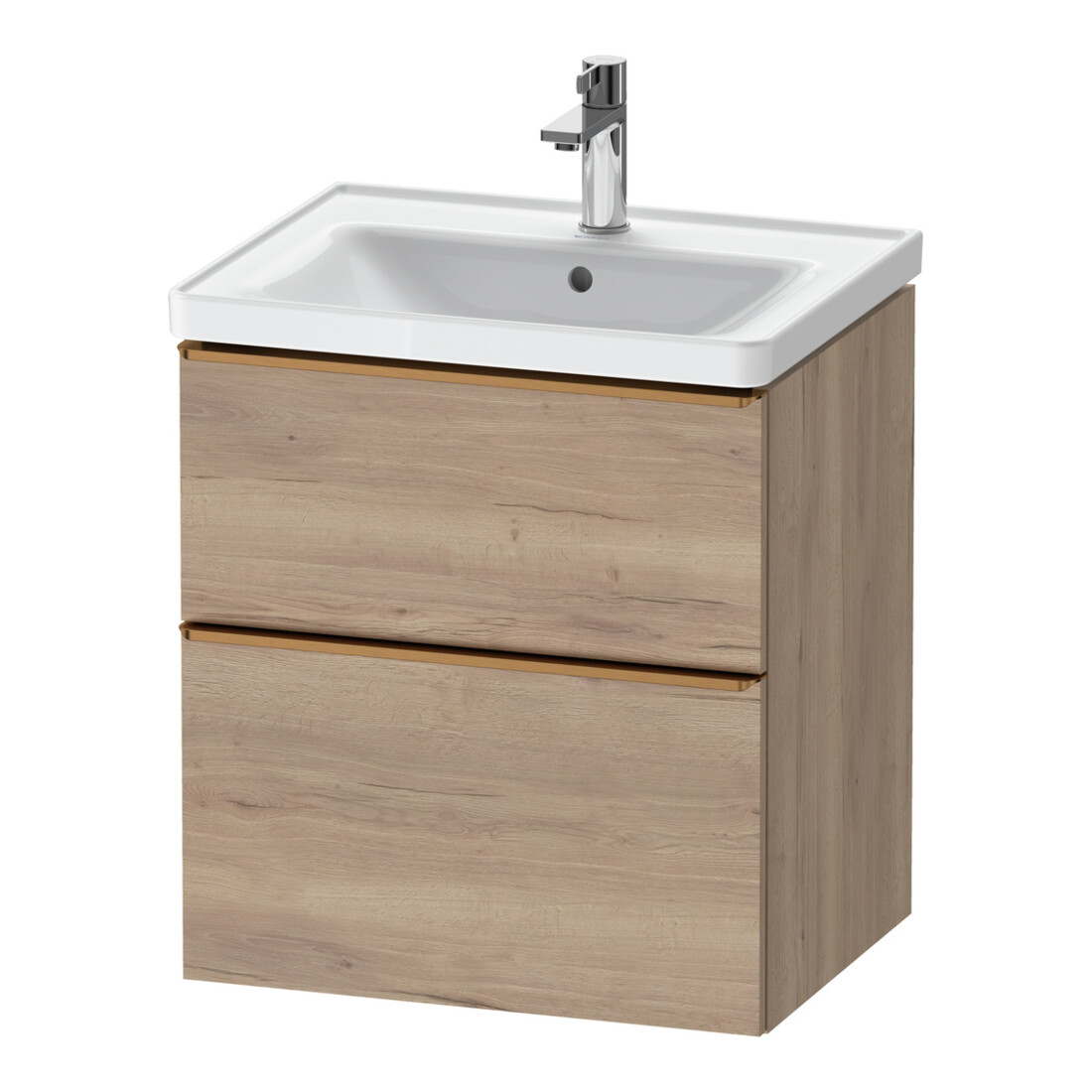 Duravit Meuble sous-lavabo D-Neo 58,4x45,2x62,5 cm, 1 porte, blanc marbré