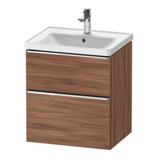 Duravit Meuble sous-lavabo D-Neo 58,4x45,2x62,5 cm, 1 porte, chr/noisette nat.