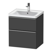 Duravit Meuble sous-lavabo D-Neo 58,4x45,2x62,5 cm, 1 porte, ES blanc/gris mat