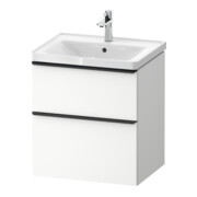 Duravit Meuble sous-lavabo D-Neo 58,4x45,2x62,5 cm, 1 porte, noir/blanc mat