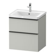 Duravit Meuble sous-lavabo D-Neo 58,4x45,2x62,5 cm, 1 porte, noir/gris mat-1
