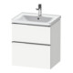 Duravit Meuble sous-lavabo D-Neo 58,4x45,2x62,5 cm, 1 tiroir, chr/bl mat-1