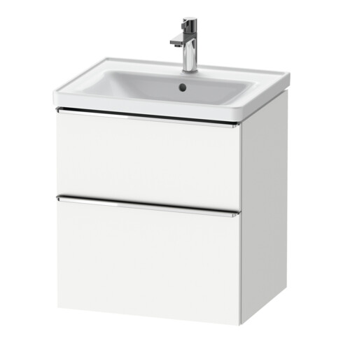 Duravit Meuble sous-lavabo D-Neo 58,4x45,2x62,5 cm, 1 tiroir, chr/bl mat