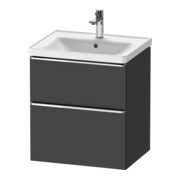 Duravit Meuble sous lavabo D-Neo 58,4x45,2x62,5 cm, 1 tiroir, chr/Grap ma