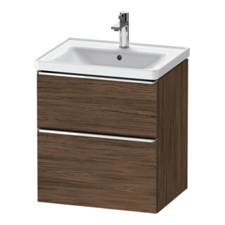 Duravit Meuble sous lavabo D-Neo 58,4x45,2x62,5 cm, 1 tiroir, chr/noisette foncé