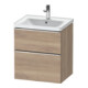 Duravit Meuble sous-lavabo D-Neo 58,4x45,2x62,5cm, 1 porte, ch/oeuf marbré-1